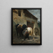 Blacksmiths - Émile Jacque — framed artwork on a wall