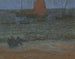Marine painting at dusk - Émile Jourdan — artwork view