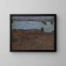 Fishermen and fishing boat - Émile Jourdan — framed artwork on a wall