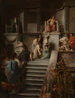Caligula engaging in the cult of the people - Émile Lévy — artwork view