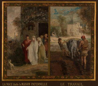 La Noce quitte la maison paternelle - Émile Lévy — artwork view