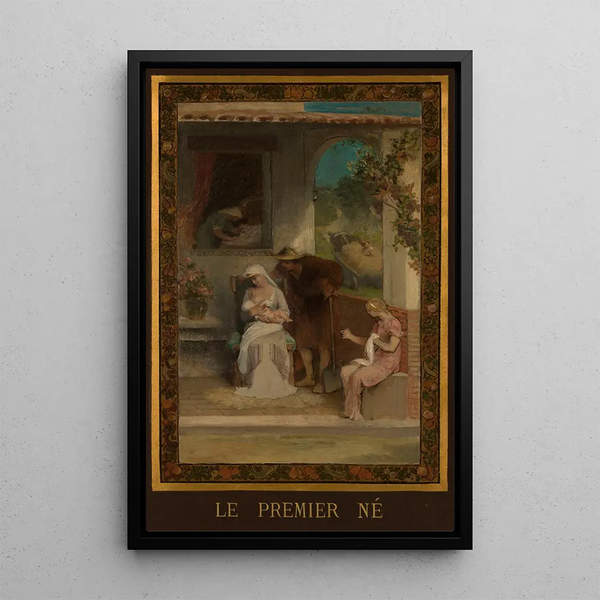 The First Né - Émile Lévy — framed artwork on a wall