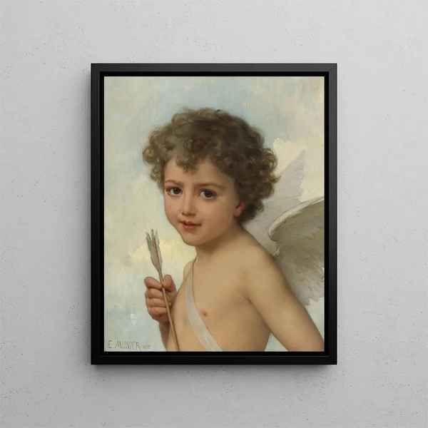 Love - Émile Munier — framed artwork on a wall