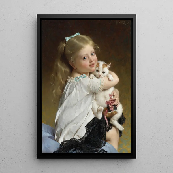 His Best Friend - Émile Munier — framed artwork on a wall