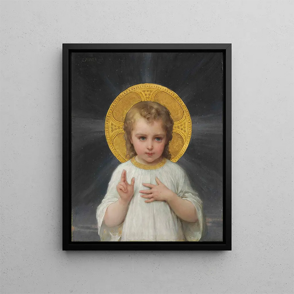 Jesus - Émile Munier — framed artwork on a wall