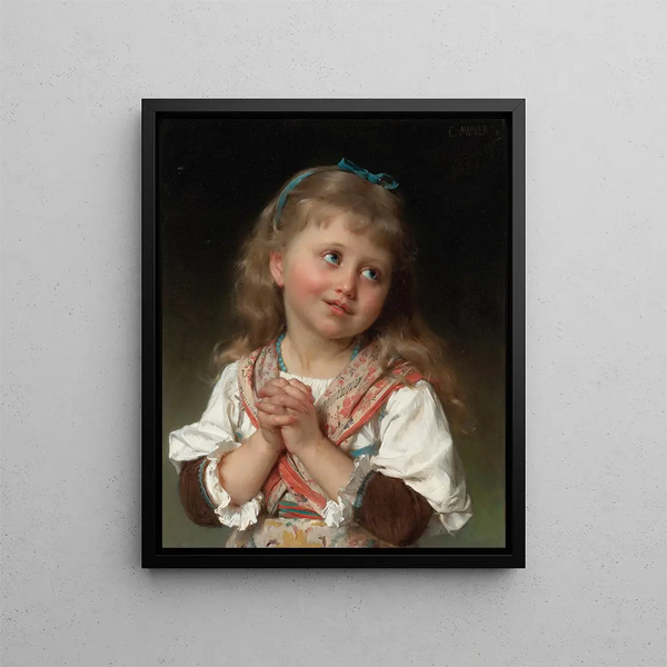 Can I - Émile Munier — framed artwork on a wall