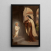 Jesus appearing to Saint Thérèse - Émile Vernet-Lecomte — framed artwork on a wall