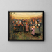 Return from school in Plougastel - Émile Wéry — framed artwork on a wall