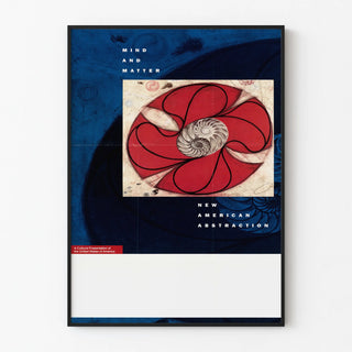 Decorative Poster Mind and Matter - Modern American Abstraction