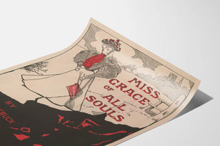 Vintage poster Miss Grace of All Souls by William Tirebuck