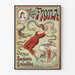 Vintage poster of Miss Paula, the snake and crocodile tamer