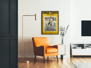 Winter Circus Poster featuring Miss Paula, Crocodile and Snake Tamer