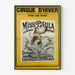 Winter Circus Poster featuring Miss Paula, Crocodile and Snake Tamer