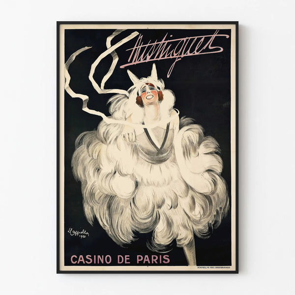 Vintage Mistinguett Poster at the Paris Casino