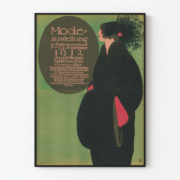 Vintage Fashion Exhibition Poster 1912