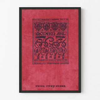 Vintage Modern Art Poster Holiday Number