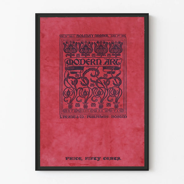 Vintage Modern Art Poster Holiday Number