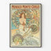 Decorative Poster Monaco Monte Carlo Style Art Nouveau