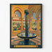 Vintage Poster of the Fountain of Monreale in Palermo