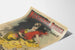 Vintage Poster of Roller Coasters with Spanish Dancers