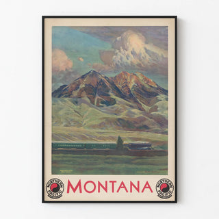 Vintage Poster Montana Northern Pacific North Coast Limited