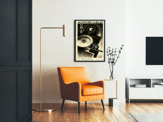 Vintage poster of UNIC Séguelongue ball bearing frames