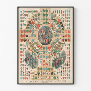 Heraldic Poster Monument Brian Boroimhe - Historical Wall Decoration