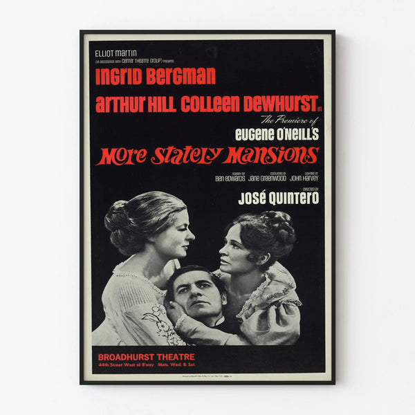 Vintage poster More Stately Mansions - Classic theater wall decoration