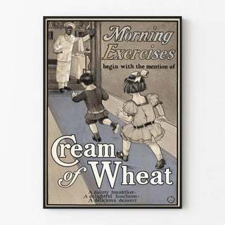 Vintage Advertising Poster Cream of Wheat Breakfast