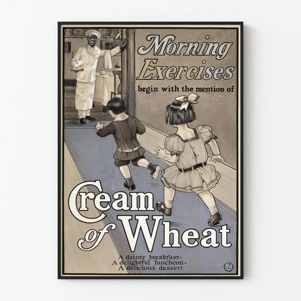 Vintage Advertising Poster Cream of Wheat Breakfast