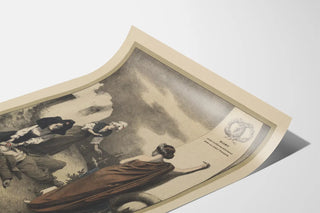 Poster of a death under the German uniform with a French heart