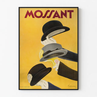 Vintage Poster of Mossant Hats 1938
