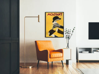 Vintage Poster of Mossant Hats 1938
