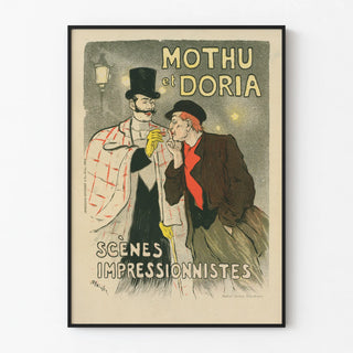 Vintage Poster Mothu and Doria Impressionist Scenes