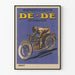 Vintage Poster Motorcycle Dé-Dé Courbevoie