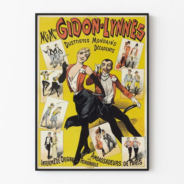 Decadent Socialite Duettists Mr. & Mrs. Gidon-Lynnès Poster