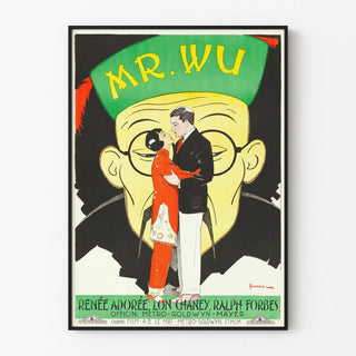 Vintage Mr. Wu wall decoration poster