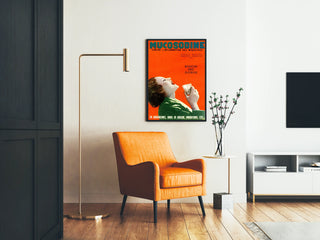 Vintage Poster for Mucosodine - Medicinal Advertisement Against Mucous Membrane Inflammation