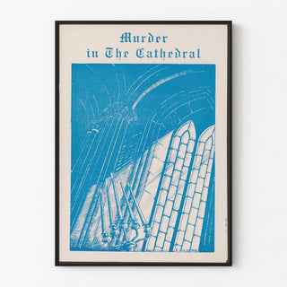 Vintage Style Poster of Murder in The Cathedral for Wall Decoration