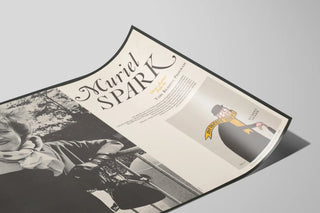 Muriel Spark Poster - Great Authors of the Time Reading Program — artwork view