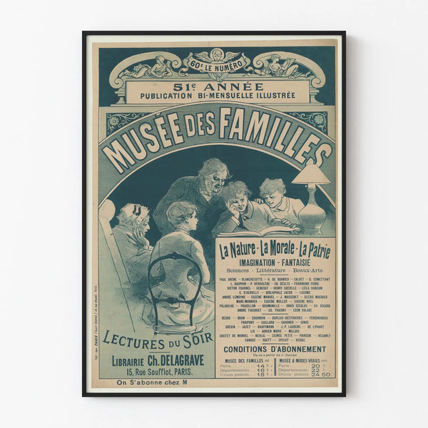 Vintage Poster of the Museum of Families – Classic Wall Decoration