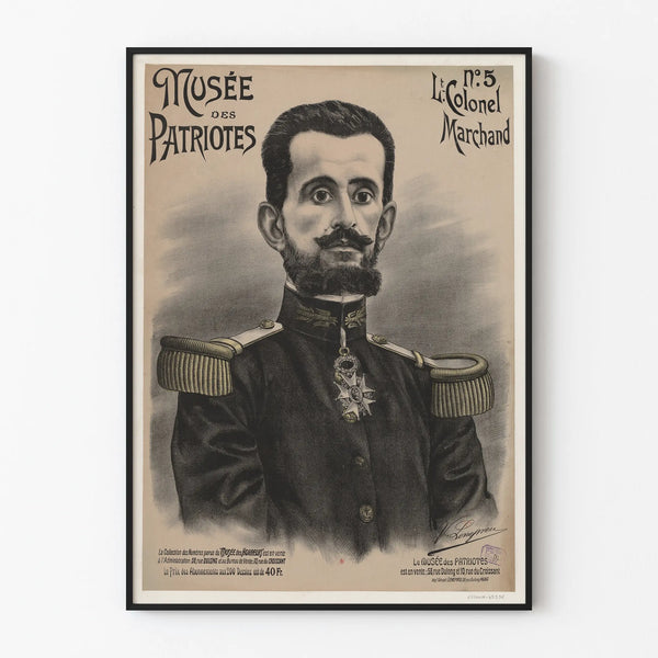 Vintage Poster of the Patriotes Museum Lt Colonel Marchand