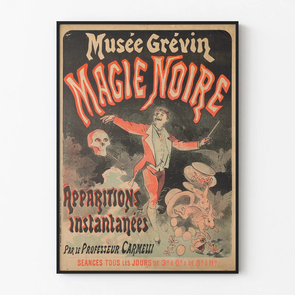 Vintage Poster Musée Grévin Black Magic - Original Wall Decoration