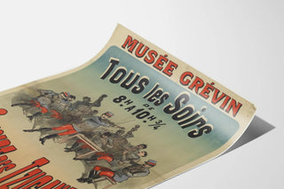 Vintage Poster of the Tziganes Concert at the Grévin Museum