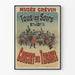 Vintage Poster of the Tziganes Concert at the Grévin Museum