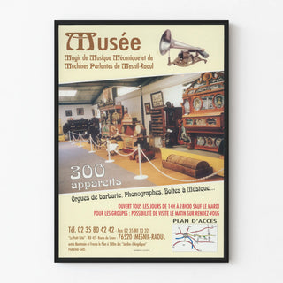 Poster Museum of Mechanical Music and Talking Machines of Mesnil-Raoul