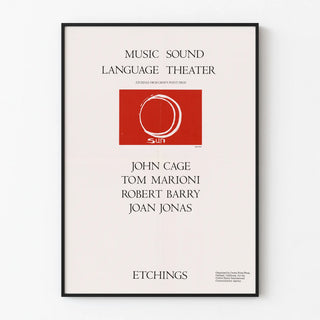 Artistic Poster Music Sound Language Theater - Modern Print