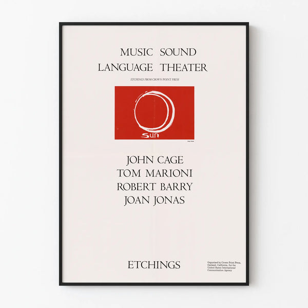 Artistic Poster Music Sound Language Theater - Modern Print