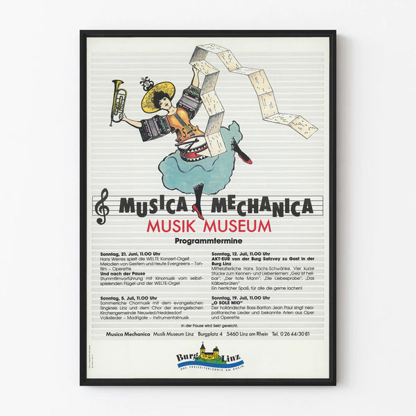 Music Mechanica Poster Museum of Music Linz