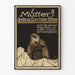 German anti-militarist vintage poster - Mother's declaration to the fallen sons